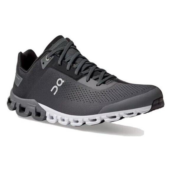 On Running Other - On Cloudflow Low Top Active Running Sneakers Asphalt Grey/Black Men's Size M10